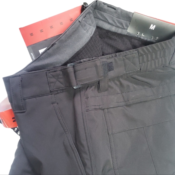 Men's Gerry Snow Snowboard Ski Fleece Lined Stretch Pants Black Size M NWT - Picture 6 of 14